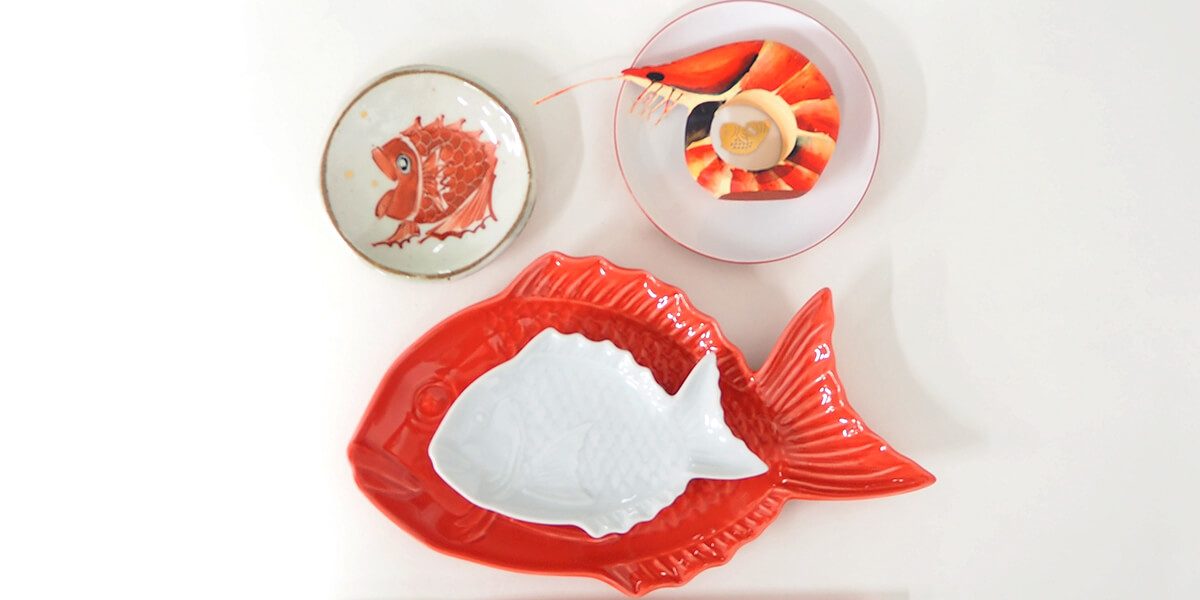 縁起物 祝い鯛 小皿-マルヒロオンラインストア | ビッグウェイブ88小皿